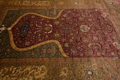 Rare Turkish Antique Signed “ZAREH” Peyman Koum Kapi Rug
