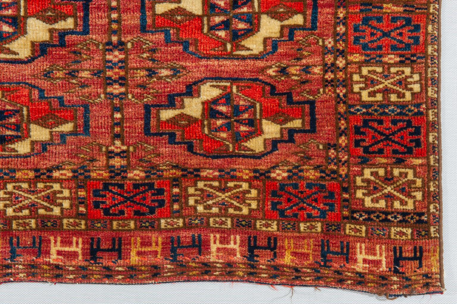 Turkmen Rare Turkoman Bokara Yomud Chuval for Collection For Sale