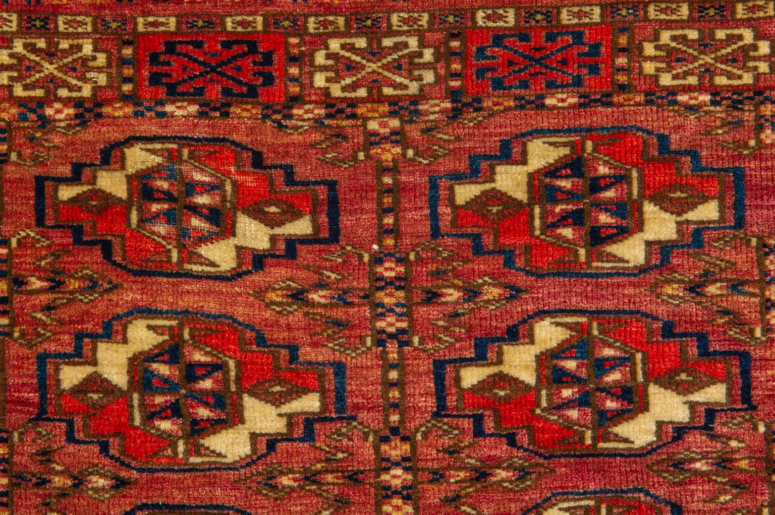 Rare Turkoman Bokara Yomud Chuval for Collection For Sale 1