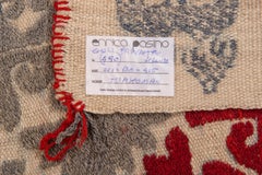 Rare Turkoman Hand-Woven Felt Rug, Early 20th Century, Turkmenistan