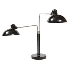 Rare Two-Arm Table Lamp by Christian Dell for Kaiser & Co.