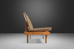 2 Chair Modular Seating Bench / Sofa in Walnut by Gerald McCabe, USA, c. 1960's