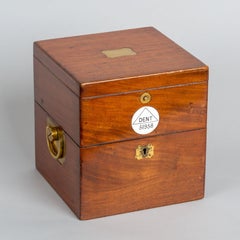 Rare Mahogany Cased Two Day Marine Chronometer by Dent of London No.51958