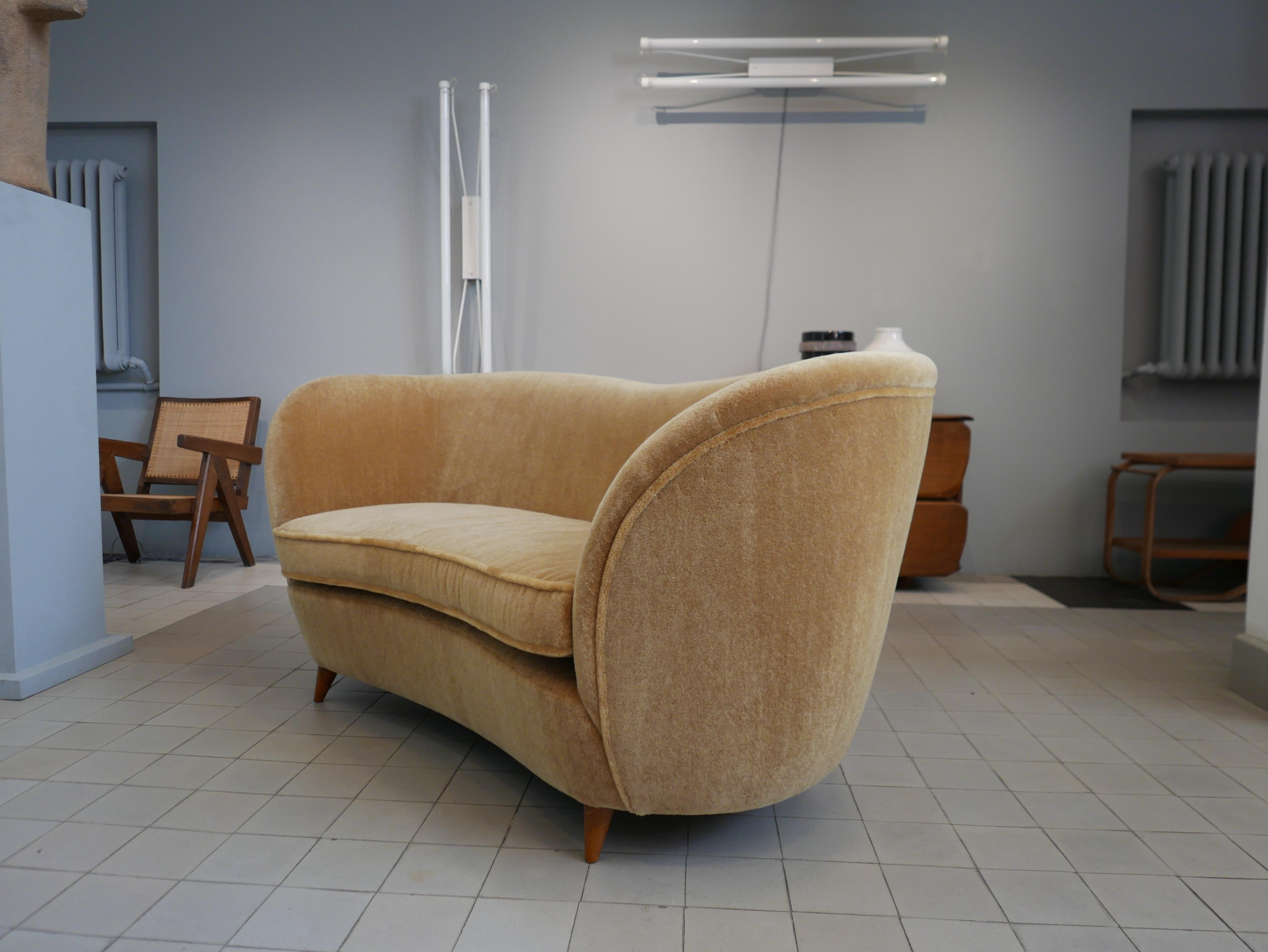 Italian Rare Two-Seat Sofa by Gio Ponti, 1939