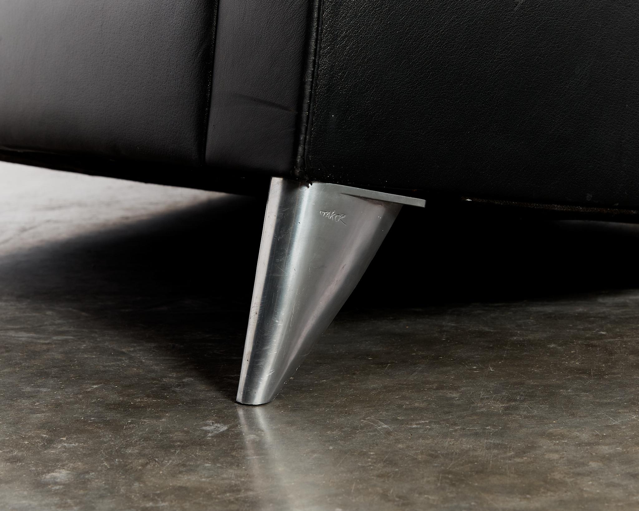 Seltenes zweisitziges Sofa Len Niggelman von Philippe Starck für Disform,  1985 im Angebot 6