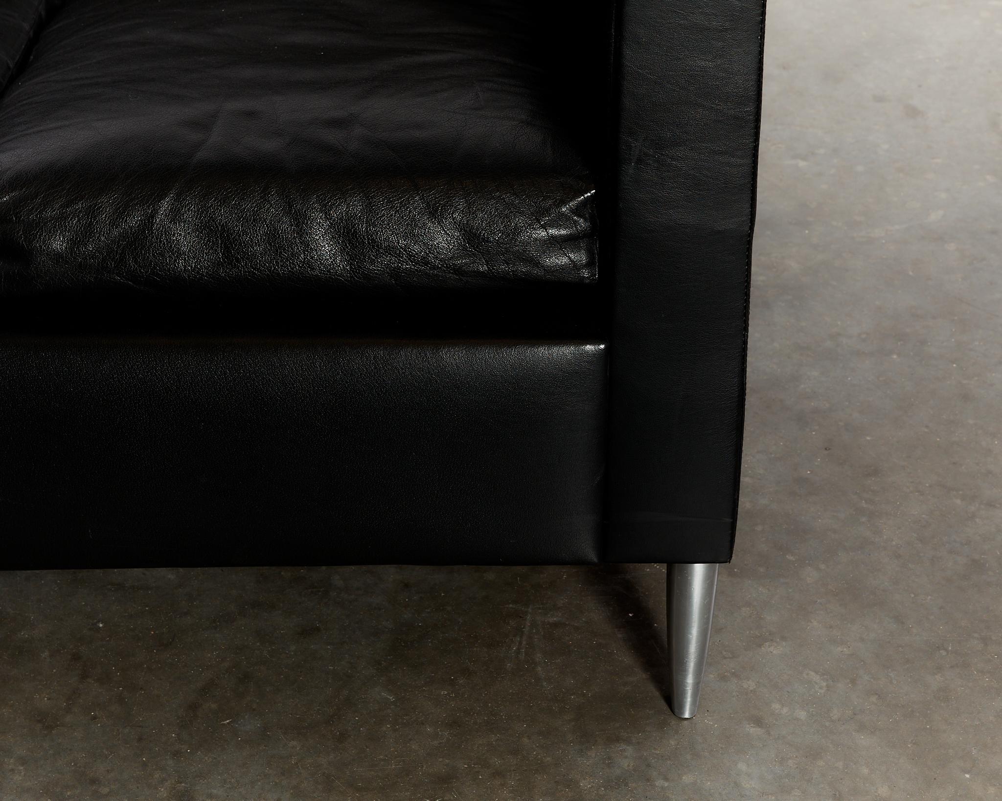 Seltenes zweisitziges Sofa Len Niggelman von Philippe Starck für Disform,  1985 im Angebot 11