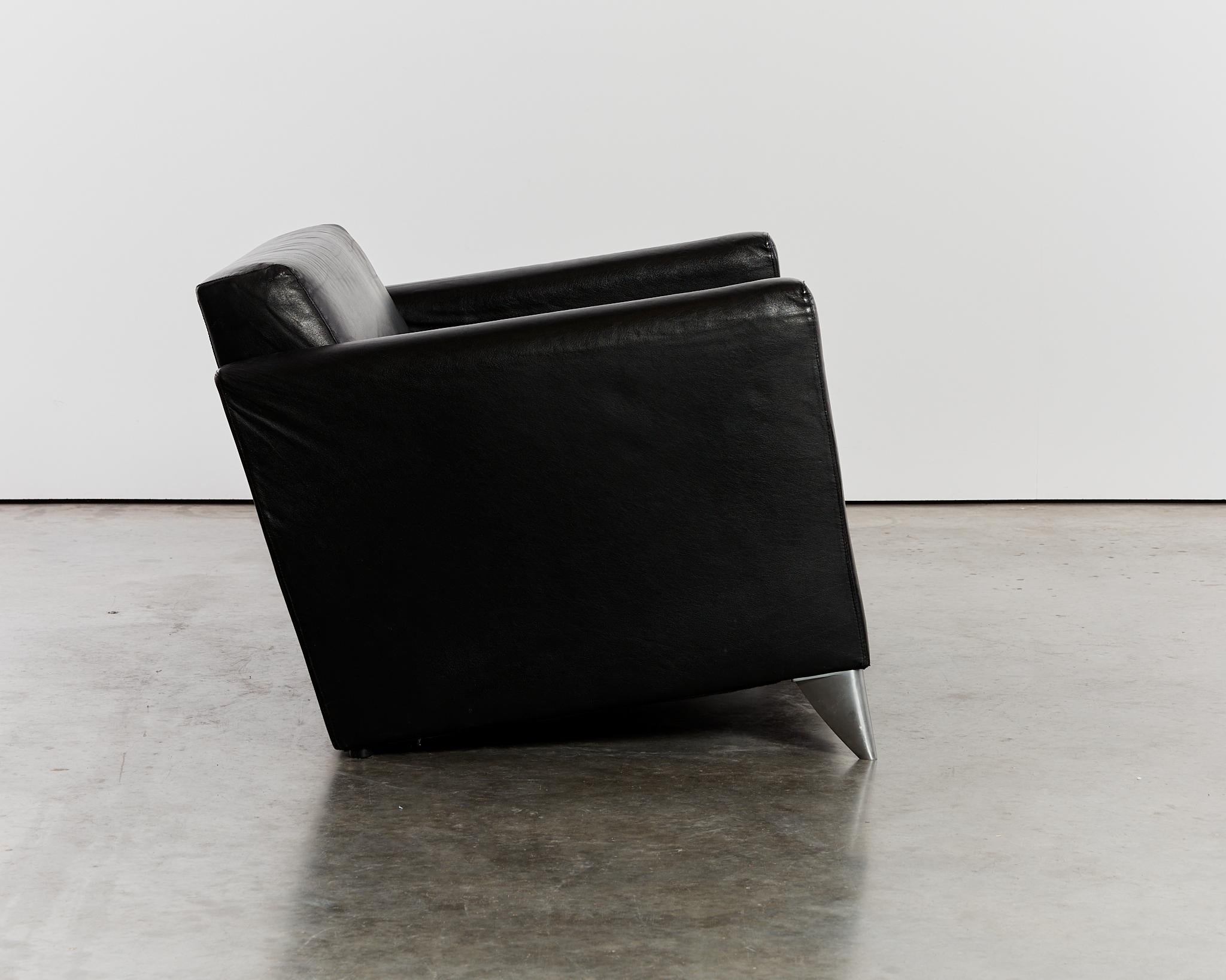 Seltenes zweisitziges Sofa Len Niggelman von Philippe Starck für Disform,  1985 im Zustand „Gut“ im Angebot in London, GB