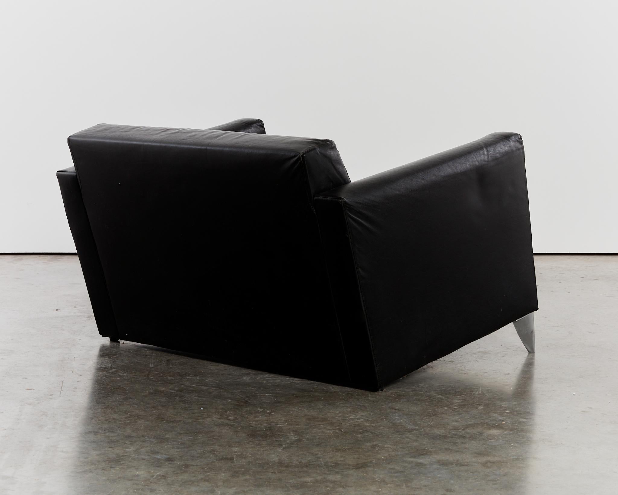 Seltenes zweisitziges Sofa Len Niggelman von Philippe Starck für Disform,  1985 (20. Jahrhundert) im Angebot