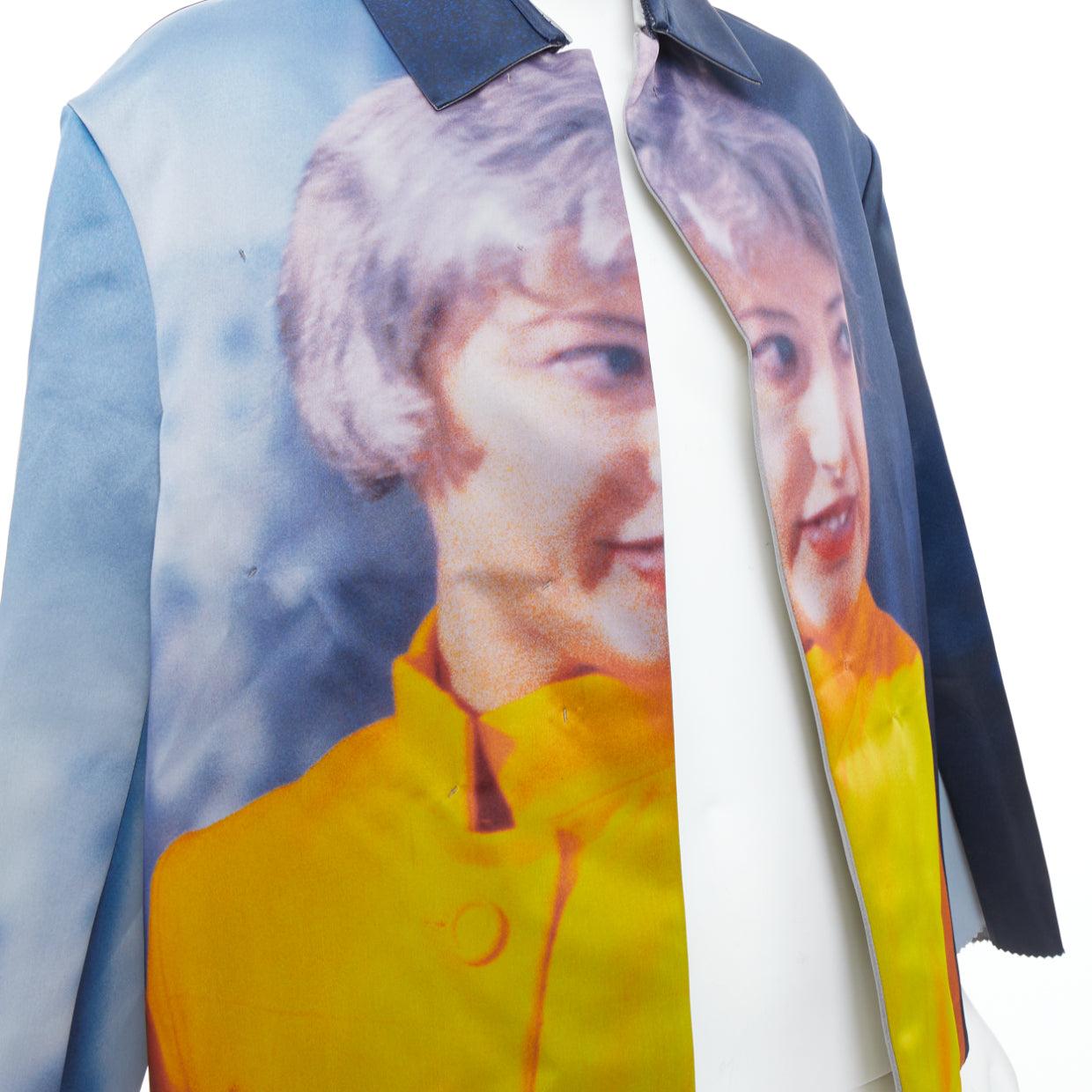 rare UNDERCOVER Cindy Sherman print blue yellow polyester silk jacket JP2 M
Reference: TGAS/E00795
Brand: Undercover
Collection: Cindy Sherman - Runway
Material: Polyester, Silk
Color: Blue, Yellow
Pattern: Photographic Print
Lining: Grey