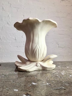 Rare vase non émaillé Poterie Fulham par Constance Spry Londres:: années 1930
