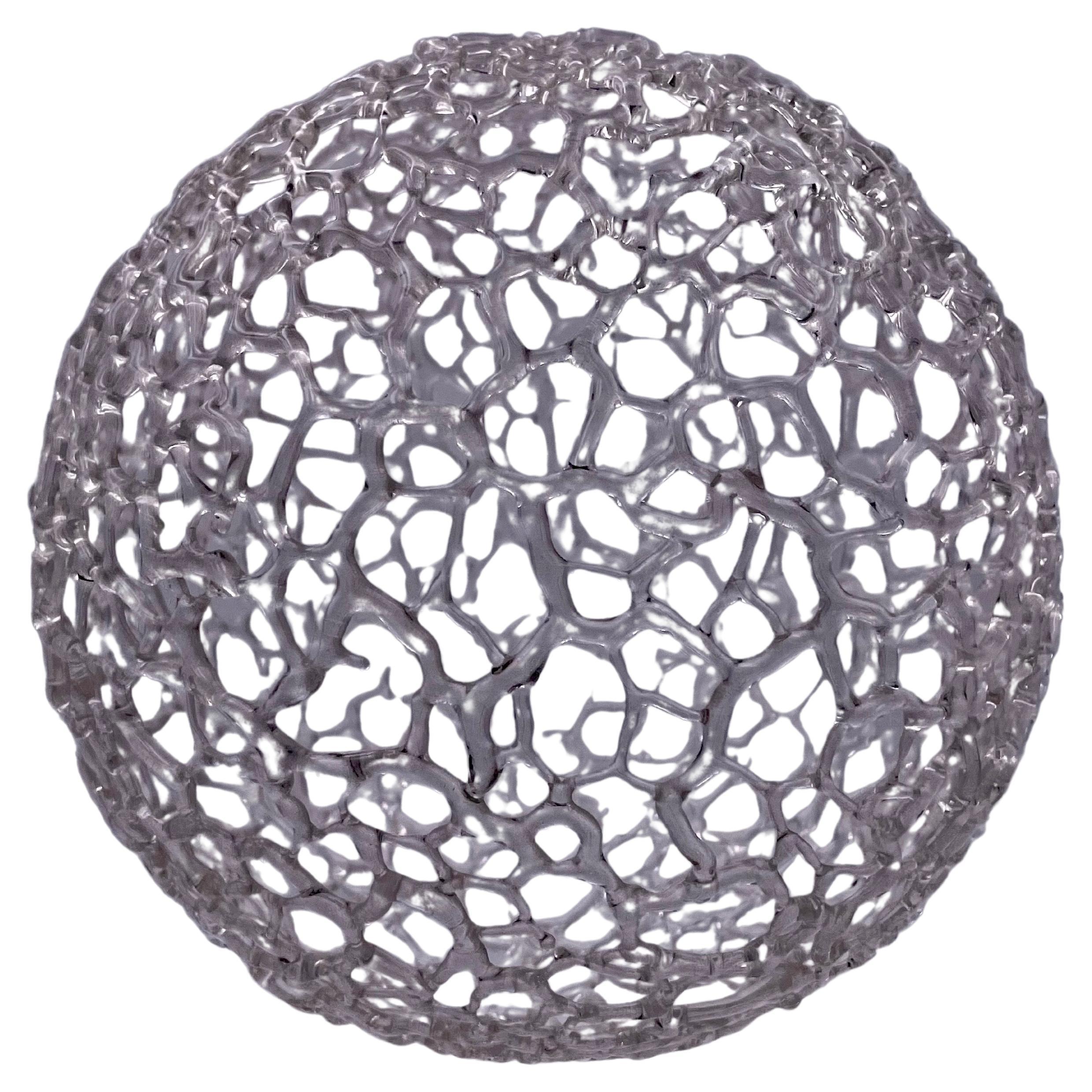 Rare Unique Glass Sphere by California Artist
