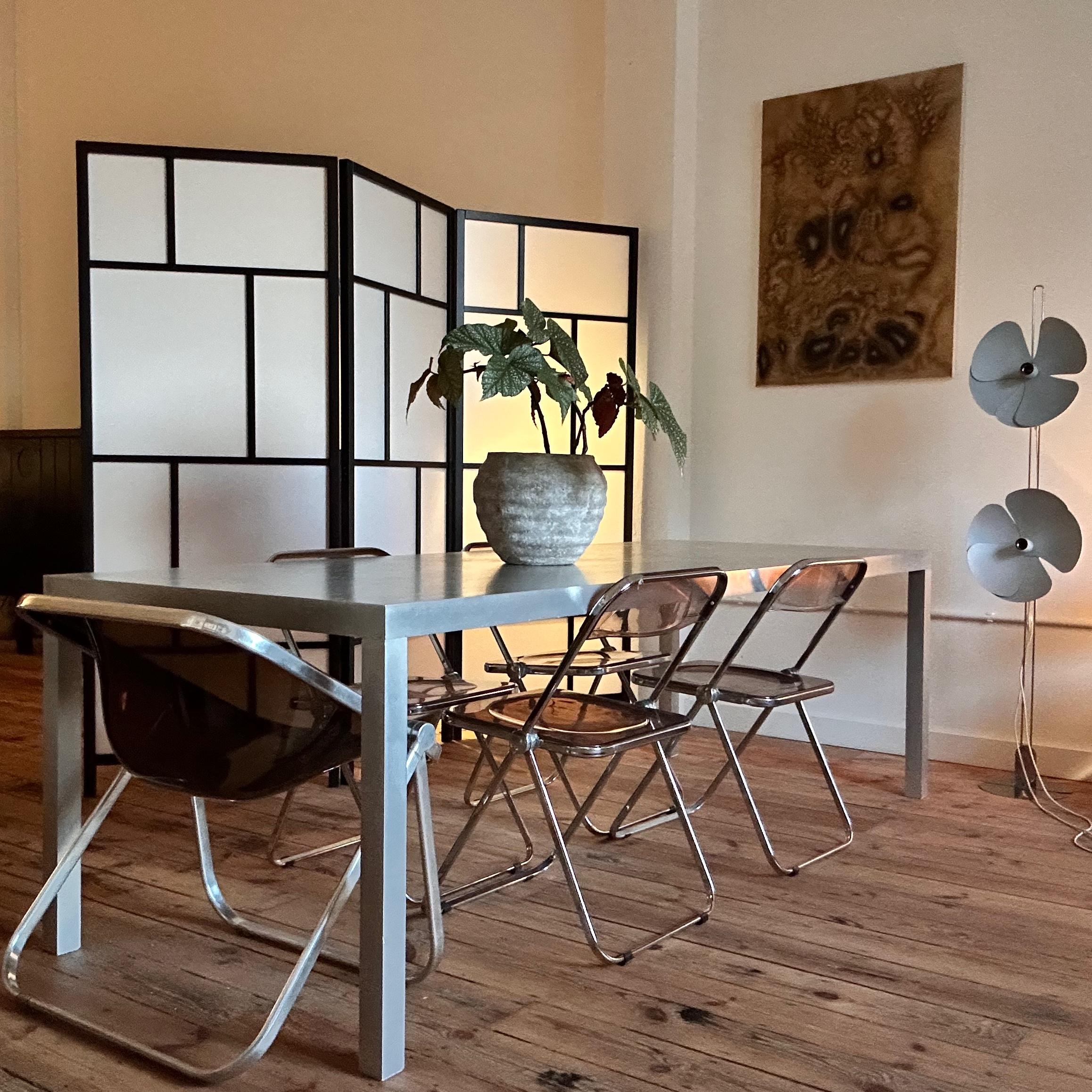 Belgian Rare Unique Size Maarten Van Severen T88A Aluminium Table, c. 2000 For Sale