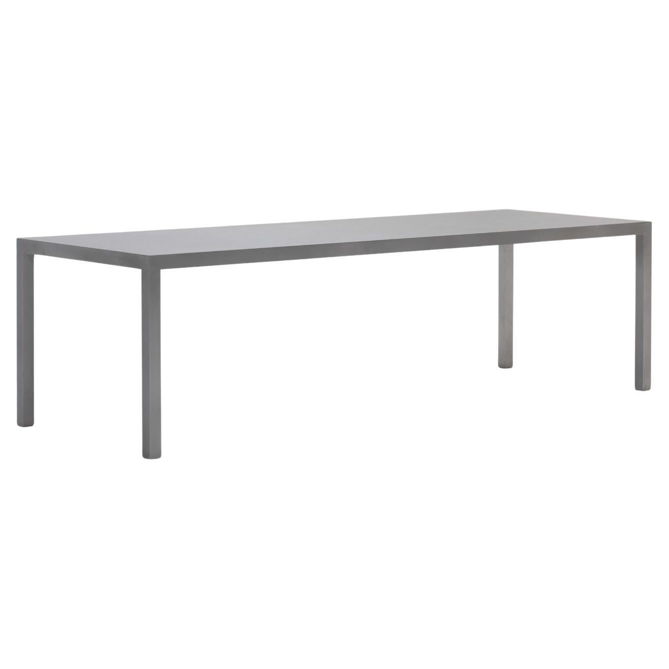 Rare table en aluminium Maarten Van Severen T88A de taille unique, vers 2000