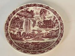 Rare University of Michigan Commemorative Wall Plate