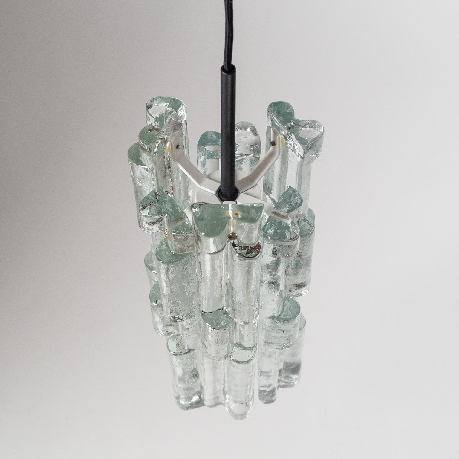 Rare Unused Kalmar Glass Pendants, circa 1970 3