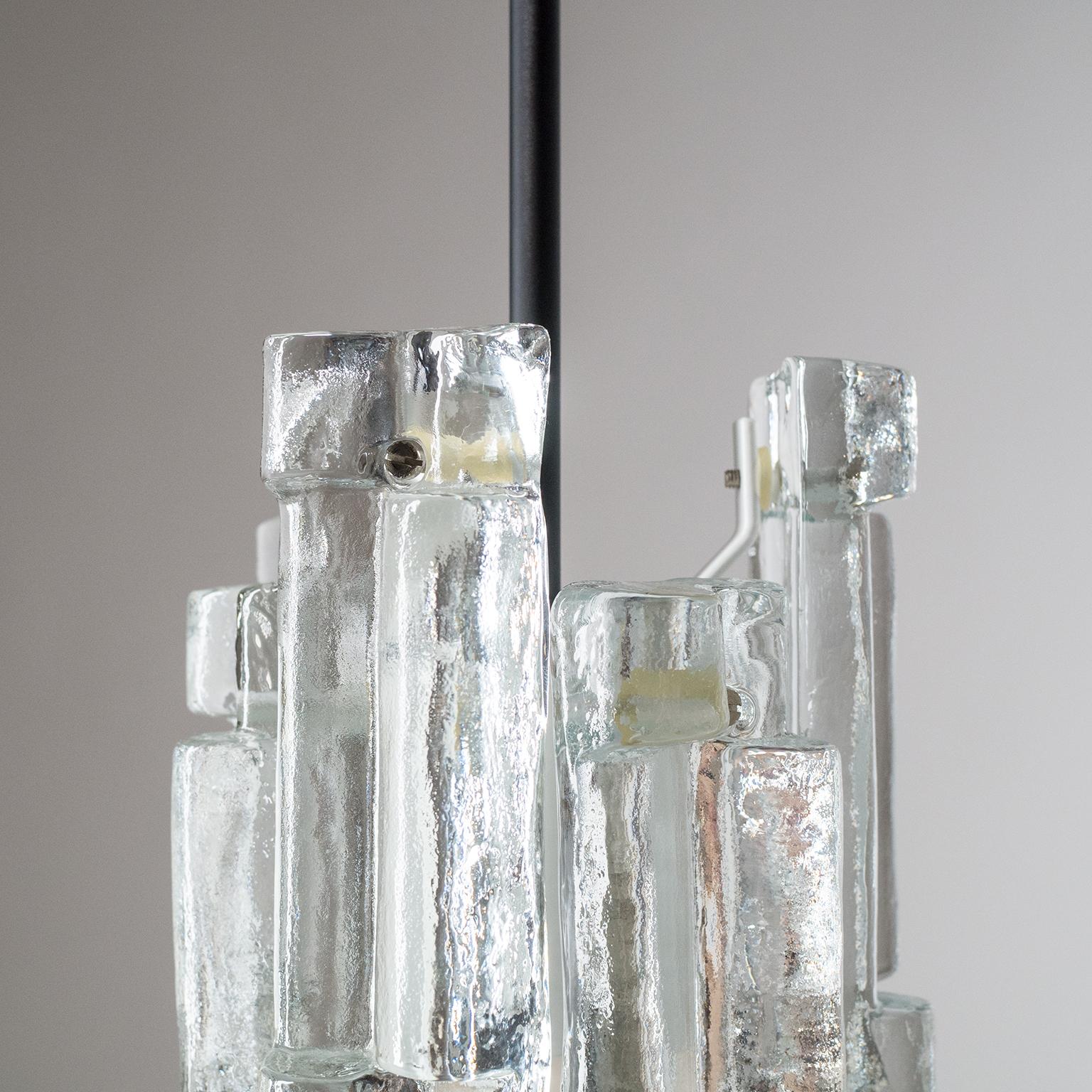 Rare Unused Kalmar Glass Pendants, circa 1970 In Good Condition In Vienna, AT