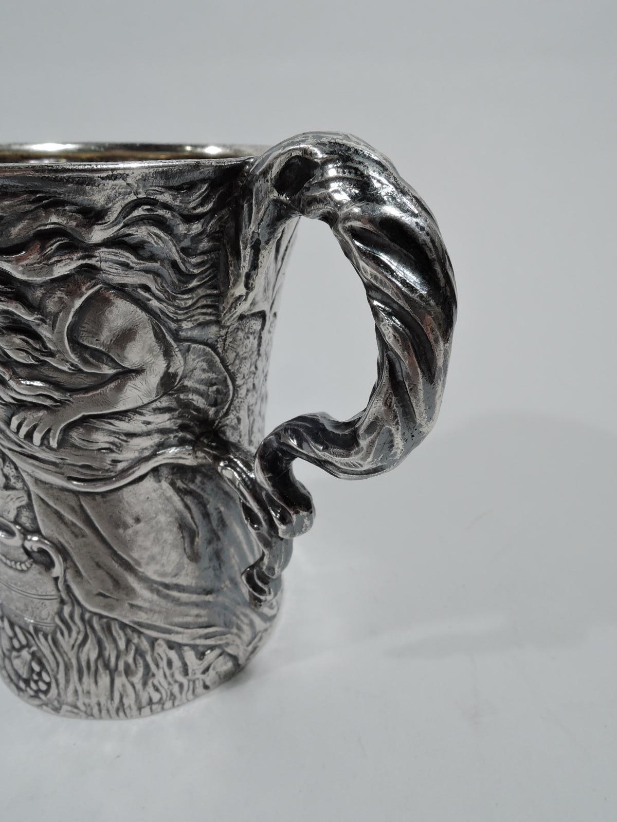 19th Century Rare & Unusual Antique American Sterling Silver Baby Cup by Tiffany