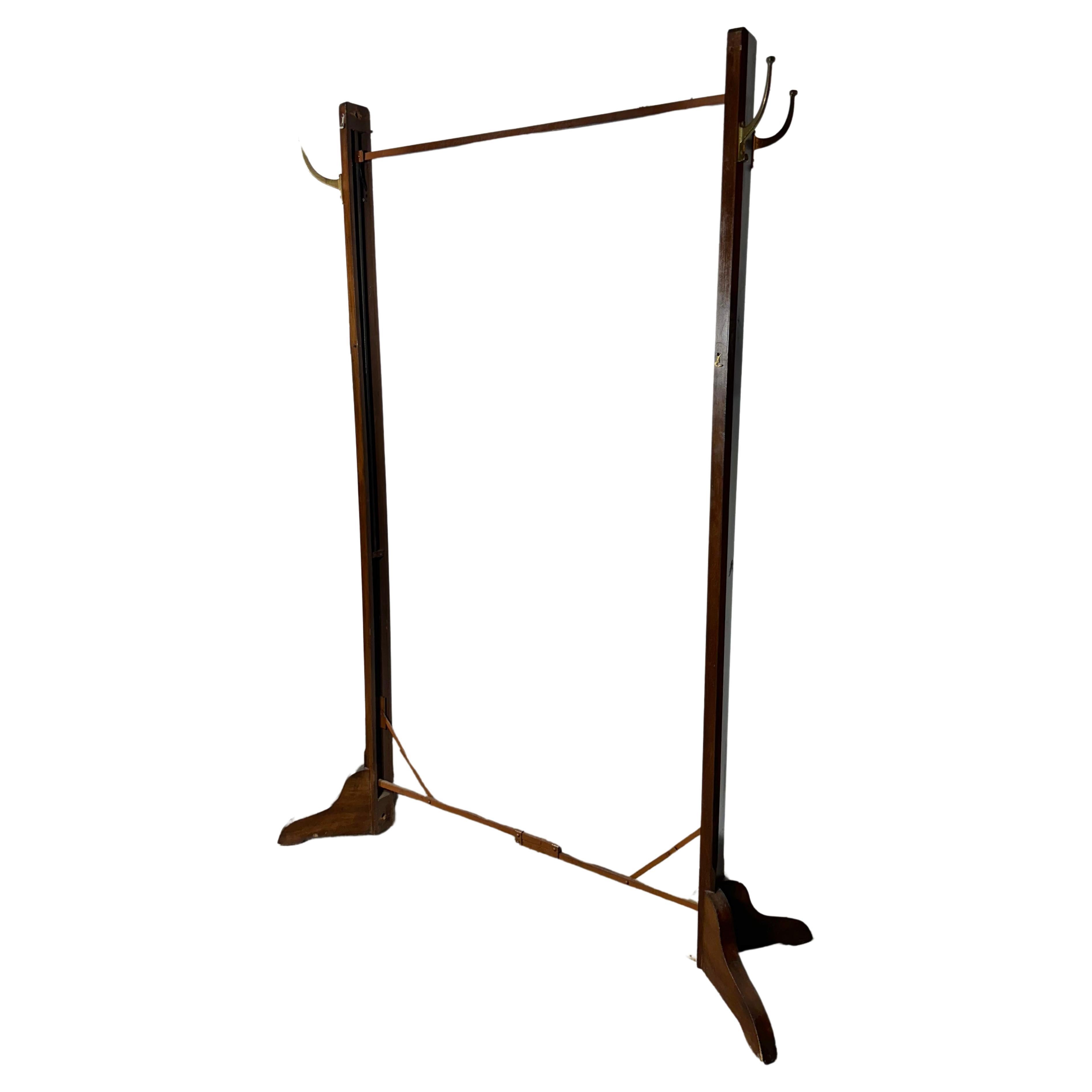 Rare / unusual Expanding Arts & Crafts Free Standing Coat Tree or Stand