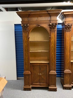 Rare & Unusual Set of Three 17th Century Italian Walnut Bookcases