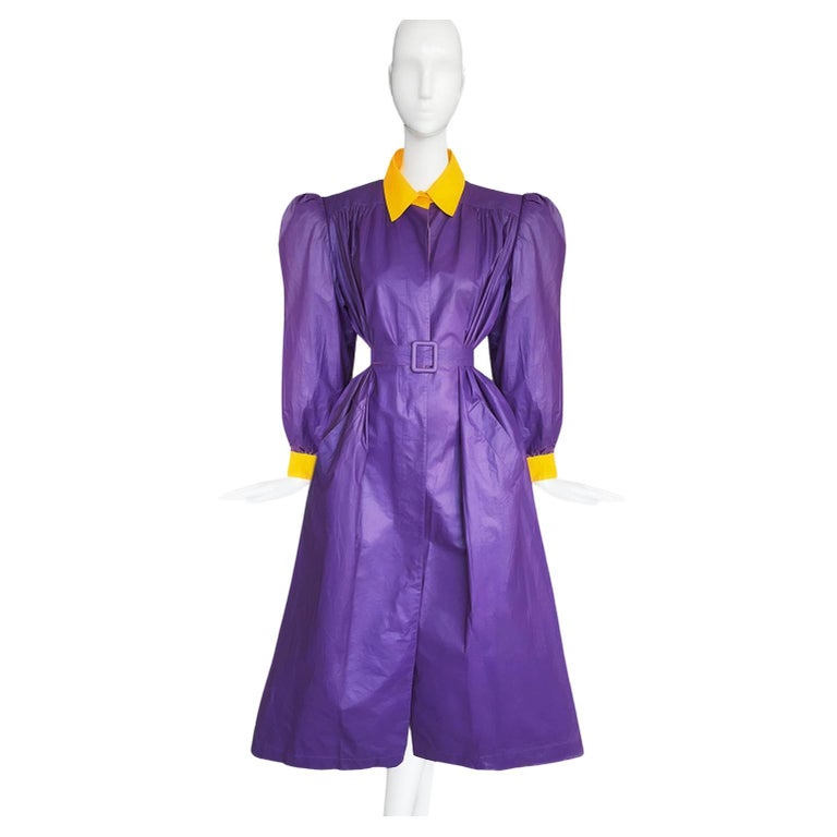 fitted lace wedding dress Akira Scarlett Luxe Trench in Purple