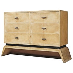 Rare Valzania Sideboard wit Drawers in Parchment