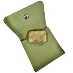 Rare Van Cleef and Arpels Gold Travel Clock