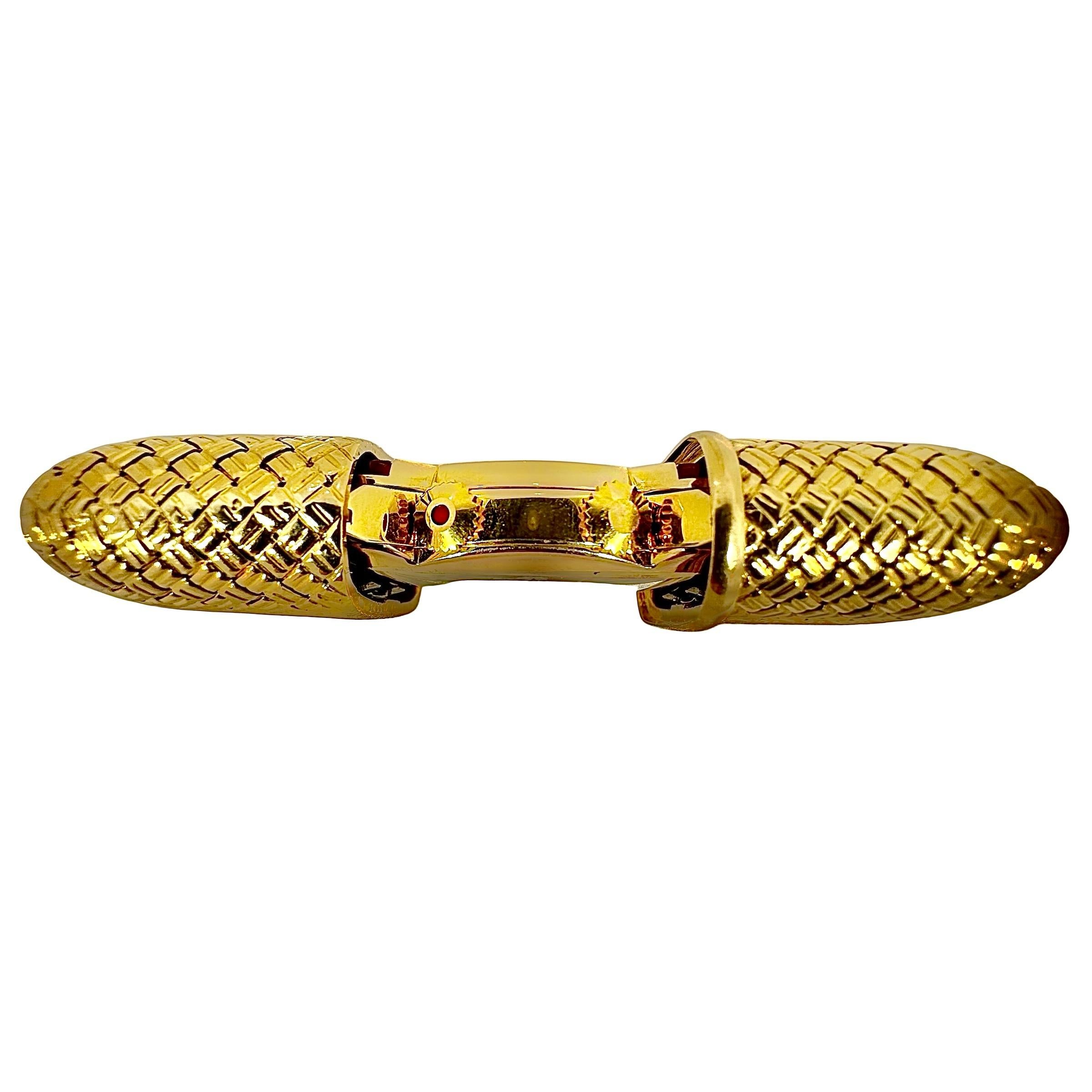 Seltene Van Cleef & Arpels Gold-Reiseuhr im Angebot 3