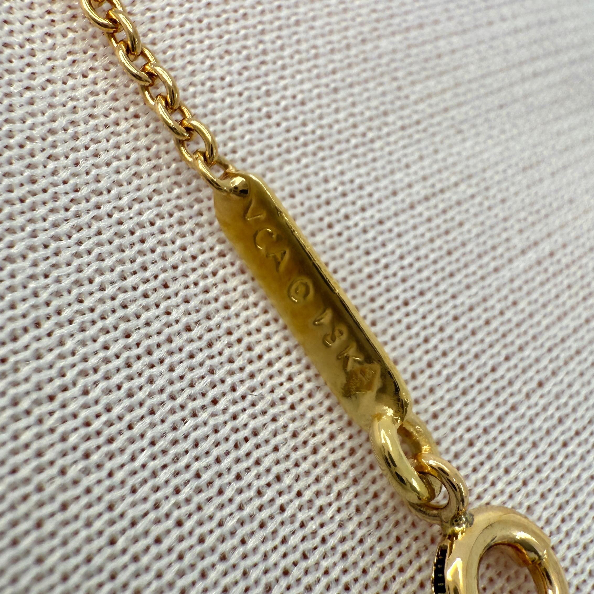Rara collana Van Cleef & Arpels con rubino e diamanti Papillion Butterfly in oro 18k in vendita 1