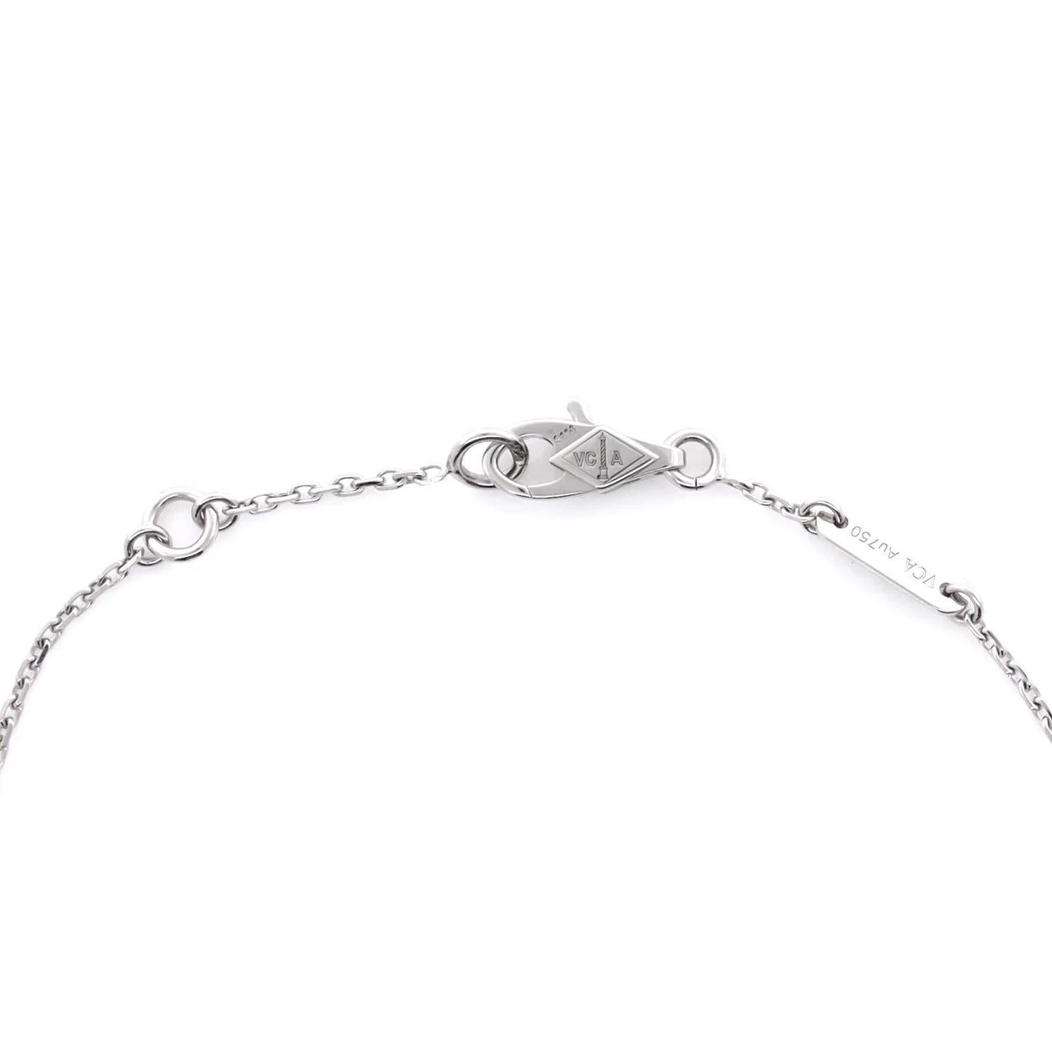 Rare Van Cleef & Arpels Sweet Alhambra Limited Edition Butterfly Bracelet Corte mixto en venta