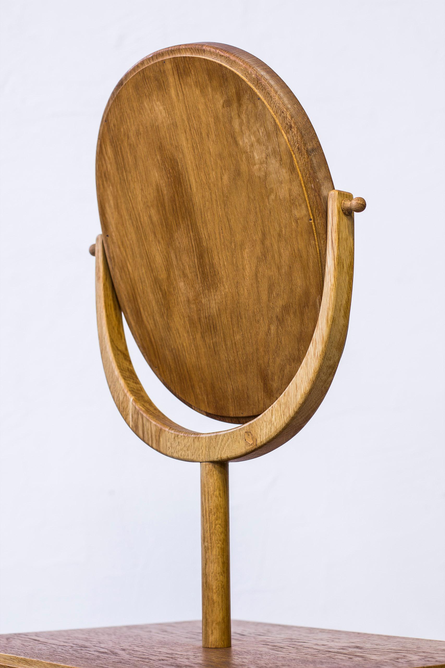 Mirror Rare Vanity by Erik Höglund for BODA trä , Sweden, 1960s