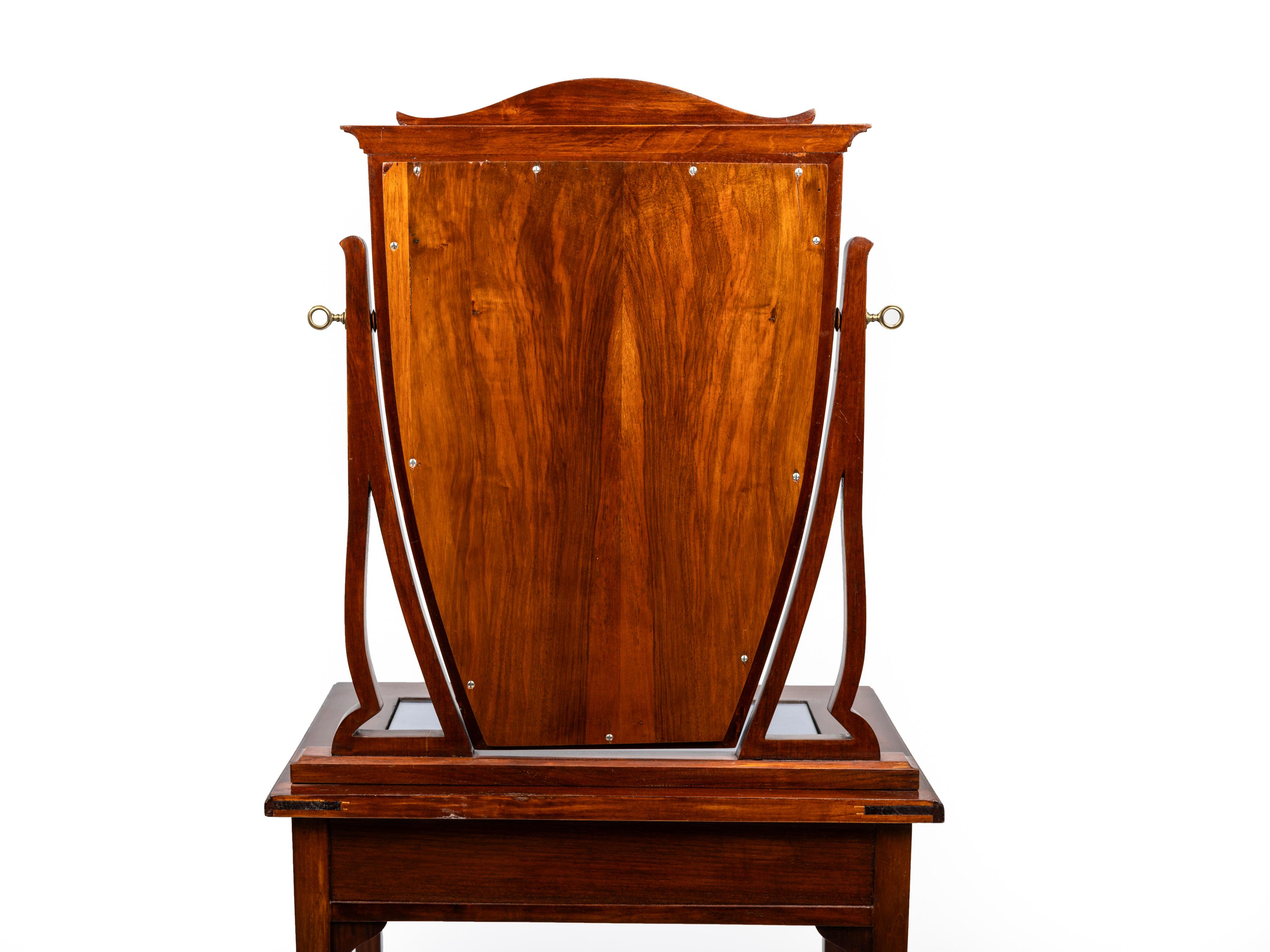 Rare Vanity Table, swivel mounted mirror, Art Nouveau Jugendstil, ~1910, Austria 2