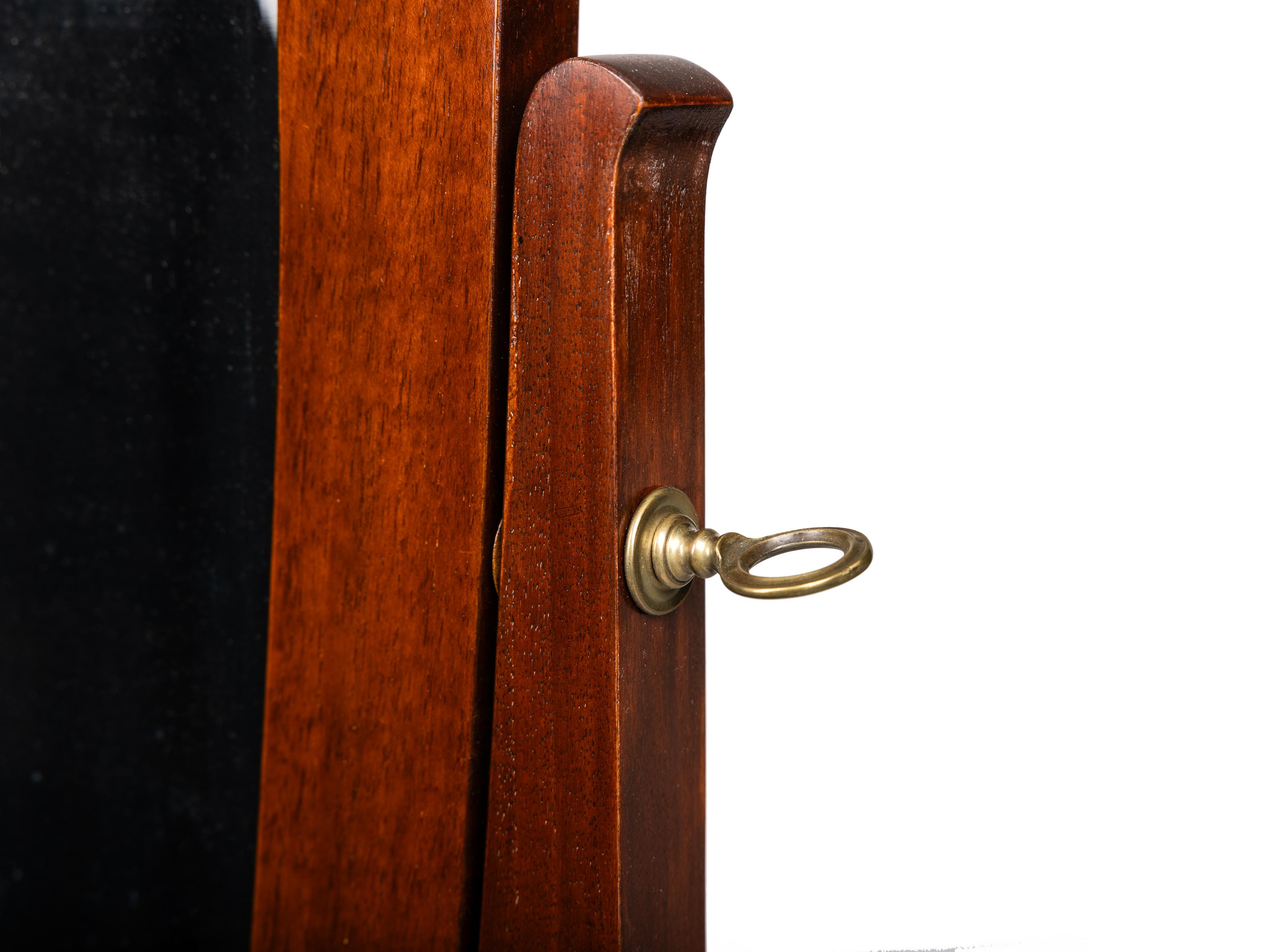 Brass Rare Vanity Table, swivel mounted mirror, Art Nouveau Jugendstil, ~1910, Austria