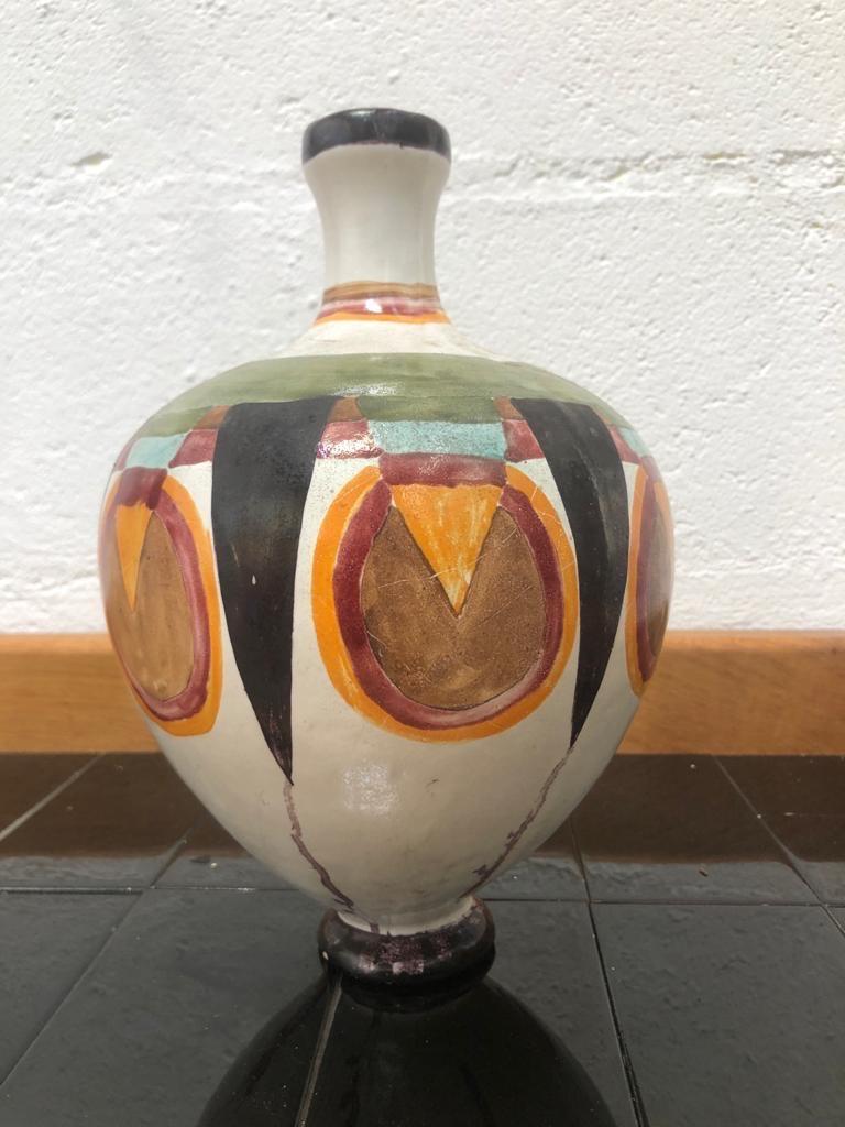 French Rare Vase Art Deco For Sale