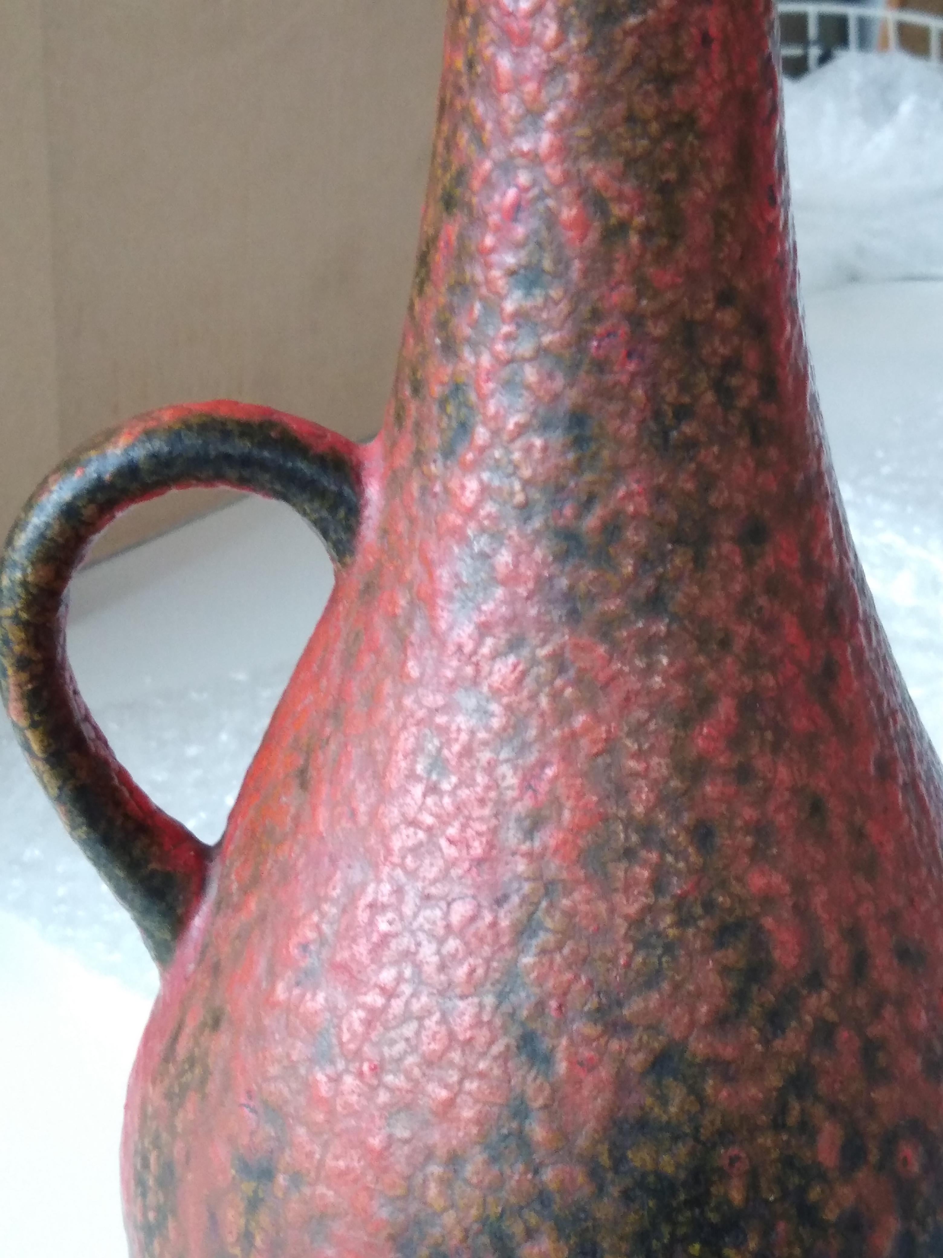 Tedesco Raro vaso di Kurt Tschörner per Ruscha, Germania, anni '60 in vendita