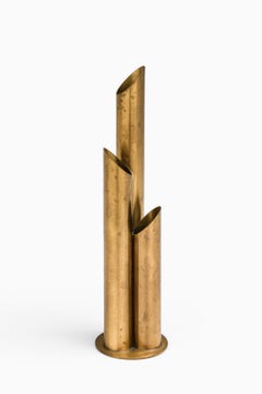 Rare vase en laiton par Ålenius Björk, années 1930