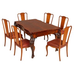 Raro juego de comedor veneciano de estilo neorrococó, atribuido a Vincenzo Cadorin para Testolini