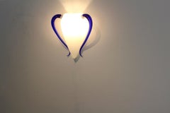 Rare ‘Venexiana’ Hand-Blown Murano Glass Wall Sconce by Barovier & Toso, Stock o