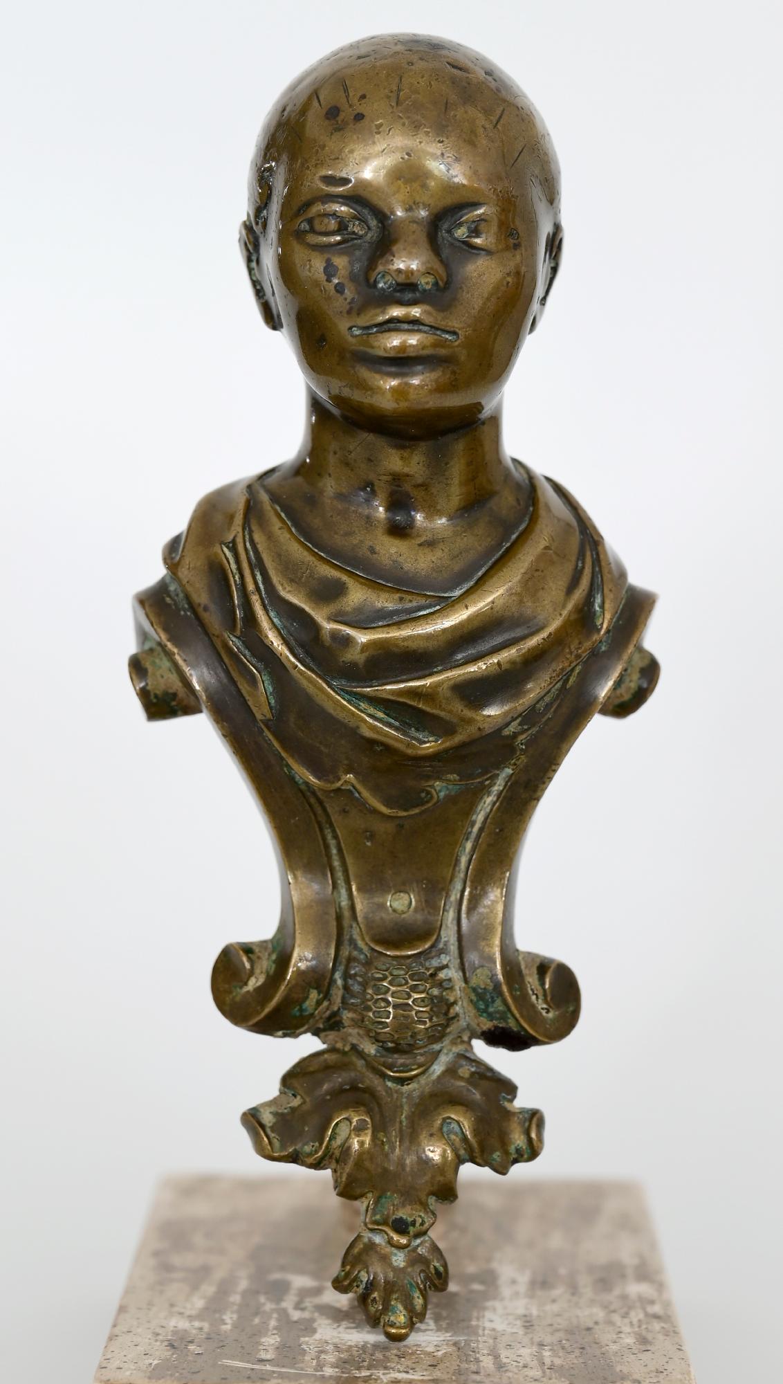 Un raro e affascinante battiporta, Venezia, XVII secolo
in bronzo con una patina speciale.