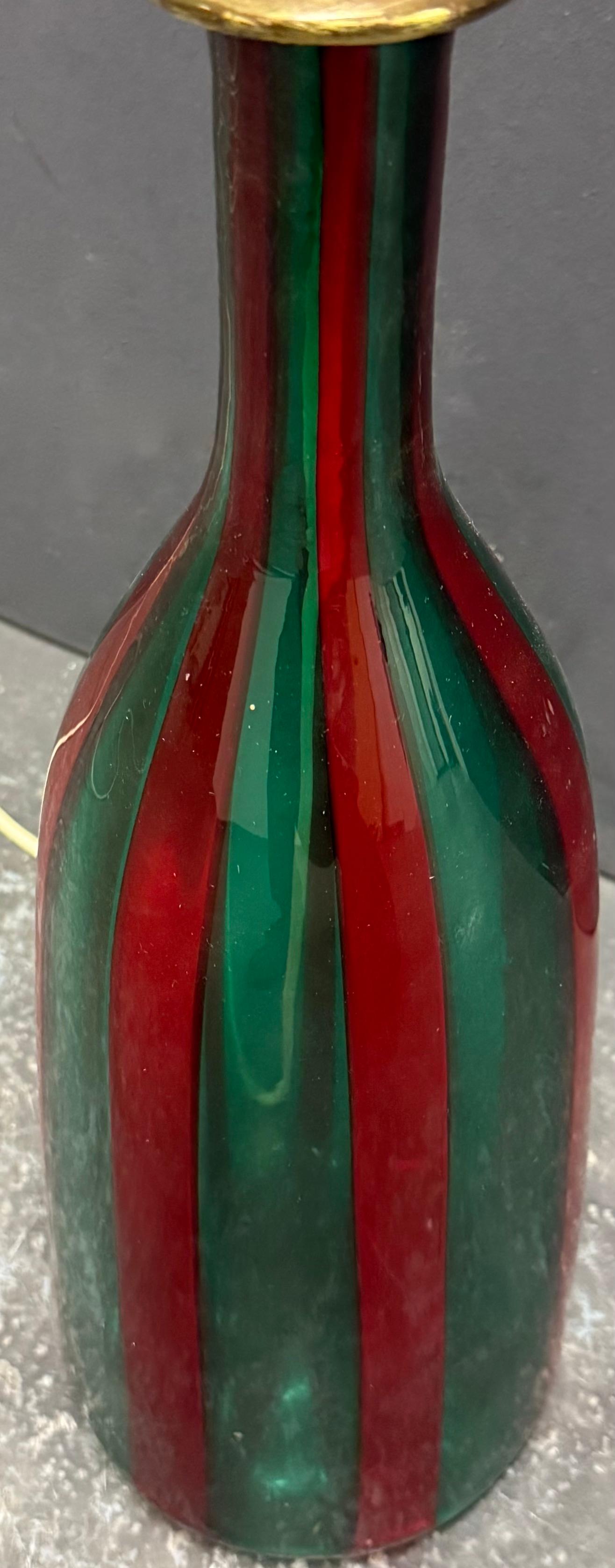 seltene venini steh- oder tischlampe von fulvio bianconi im Zustand „Gut“ im Angebot in Munich, DE