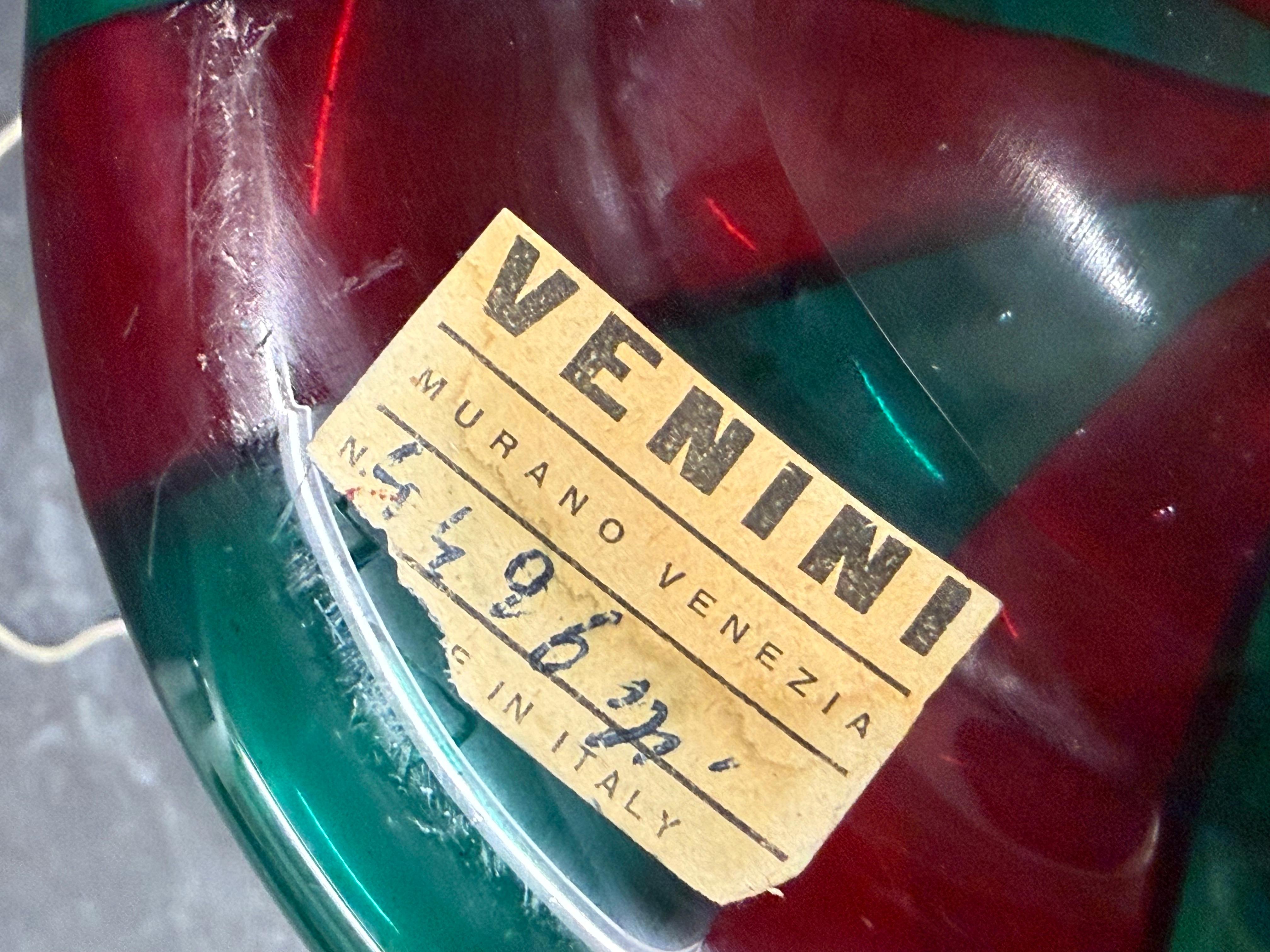 seltene venini steh- oder tischlampe von fulvio bianconi (Mitte des 20. Jahrhunderts) im Angebot