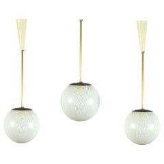 Raro colgante Venini Reticello de Carlo Scarpa, 1940