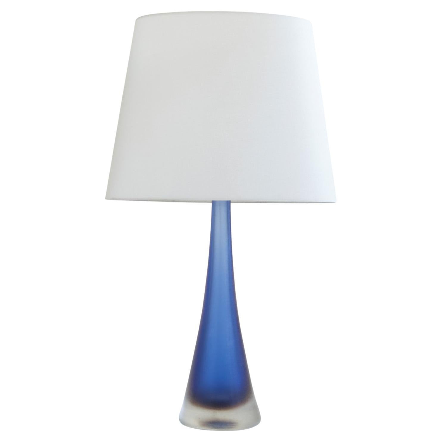 Rare table lamp by Paolo Venini inciso, sommerso, pesante Ed.Venini, Italy 1950
