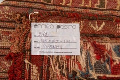 Rare Caucasian Verneh Saddle Rug, Hand-Woven Wool, Circa 1860