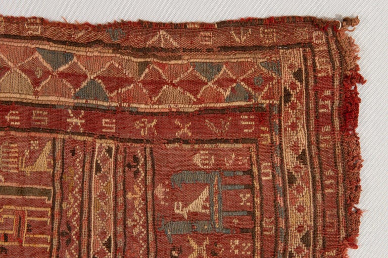 Rare VERNEH Old Saddle Rug for Collection For Sale at 1stDibs