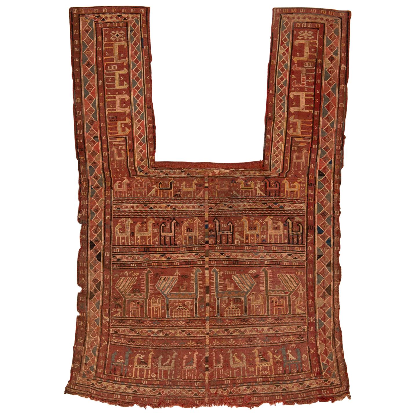 Rare VERNEH Old Saddle Rug for Collection