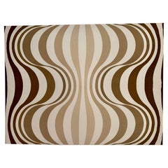 Rare Verner Panton "Onion" Mid-Century Stretched Textile Art