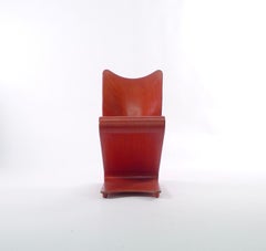 Rare Verner Panton plywood S chair, model 275, 1956, completely original, Thonet