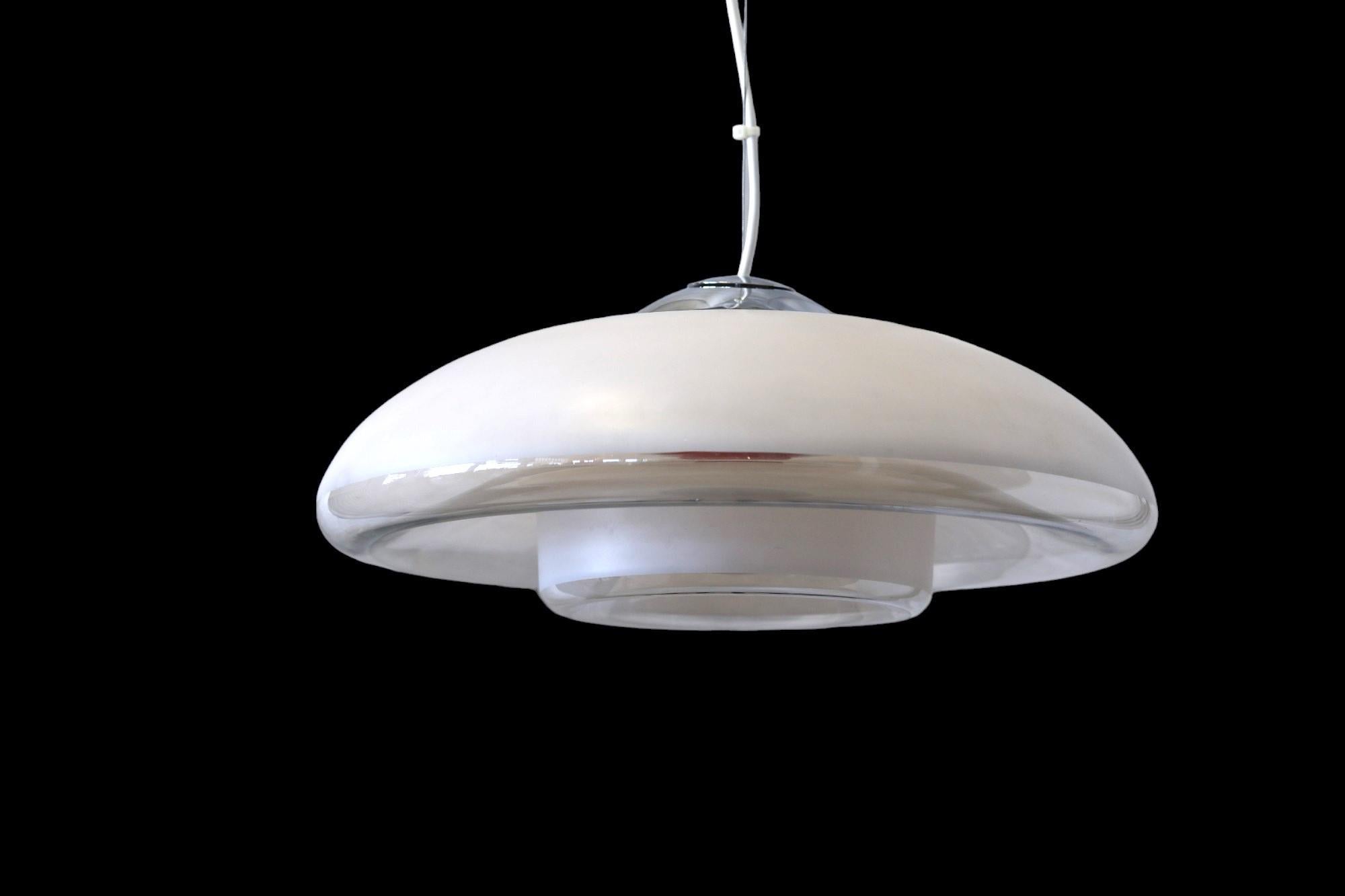 Verner Panton VP-Europe Glasanhänger aus Glas für Louis Poulsen, 1970er Jahre (Skandinavische Moderne)