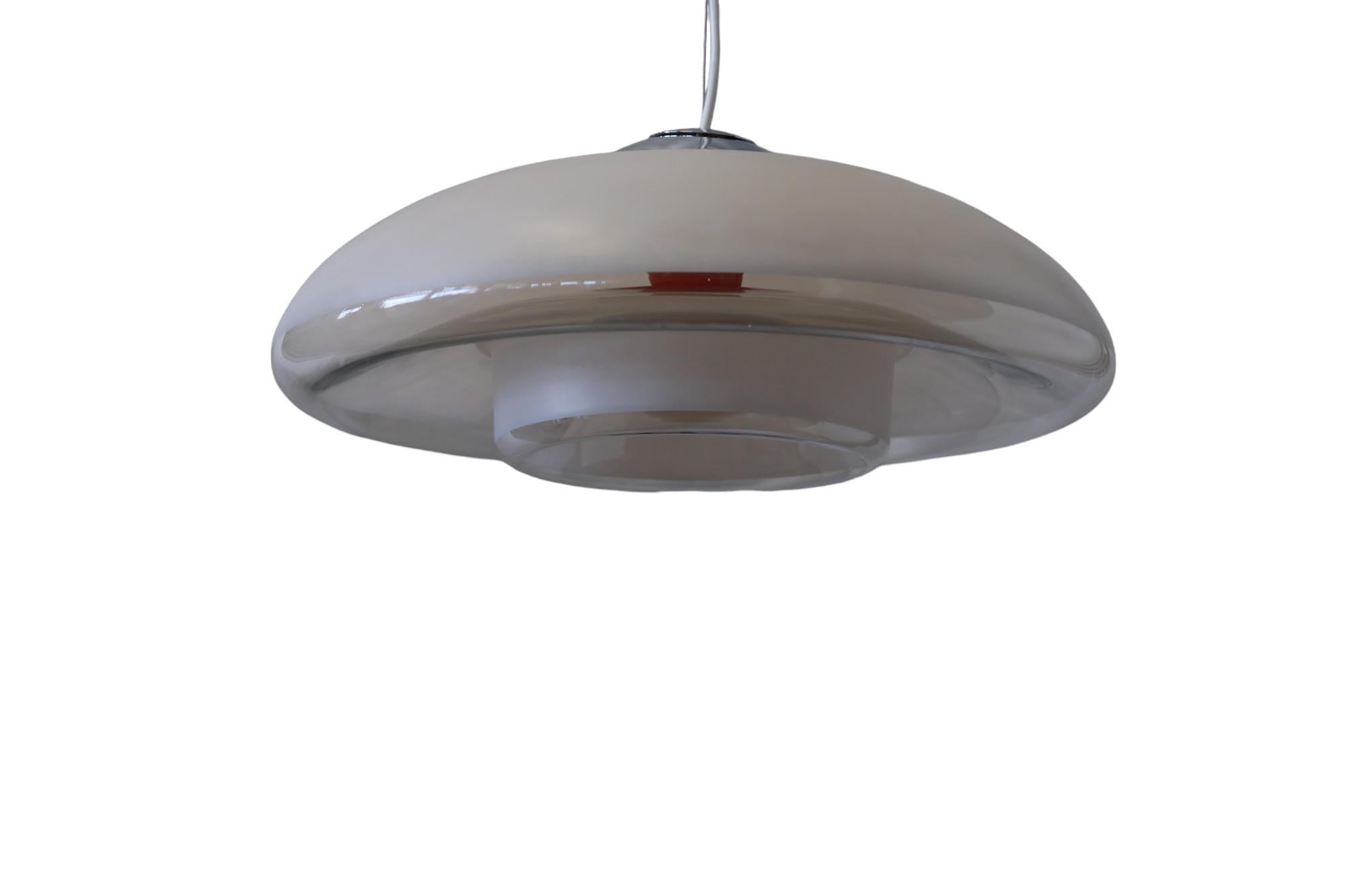 Verner Panton VP-Europe Glasanhänger aus Glas für Louis Poulsen, 1970er Jahre (Dänisch)