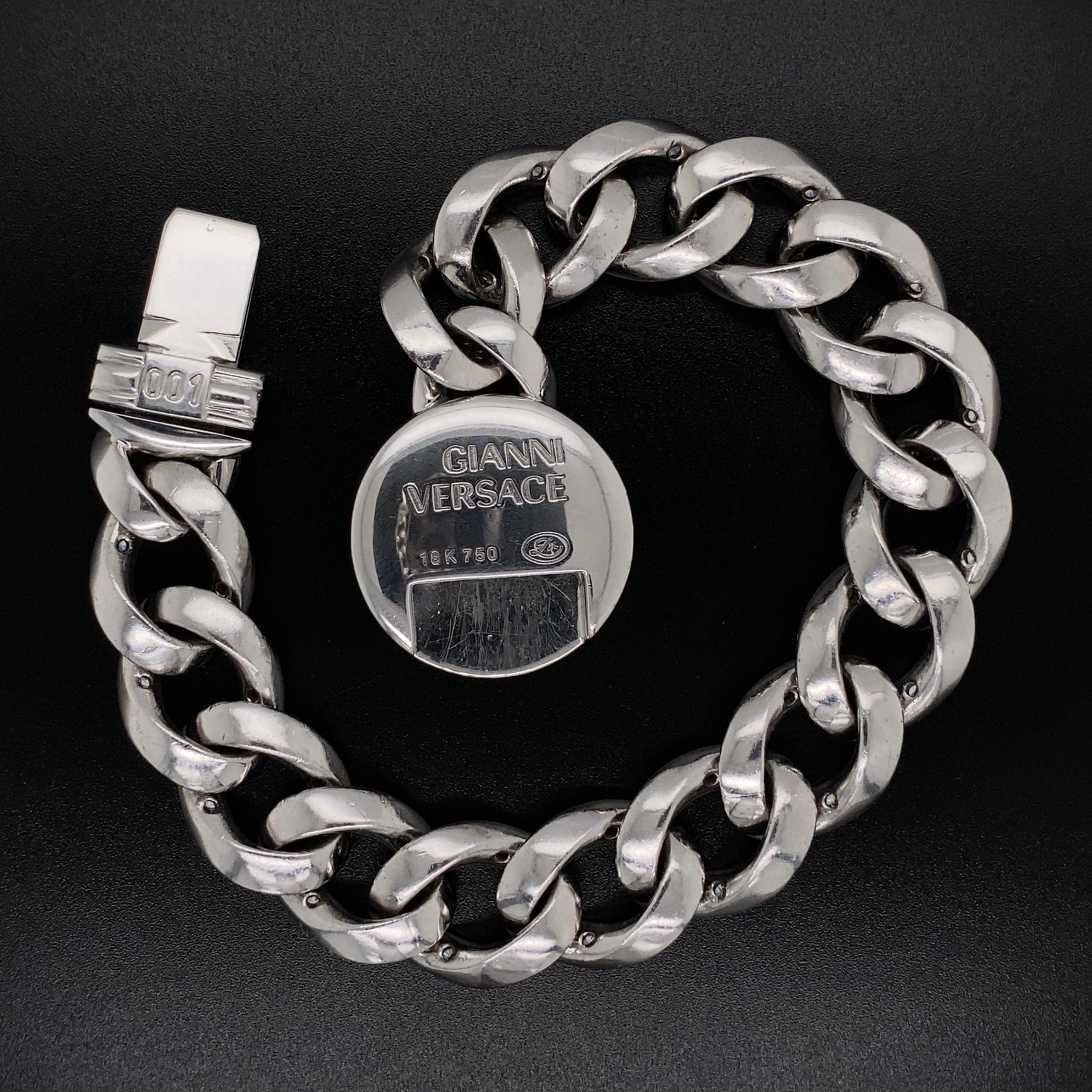 versace cuban link bracelet
